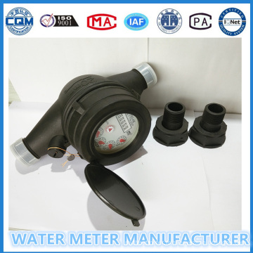 Débitmètre à eau domestique en plastique Dn20